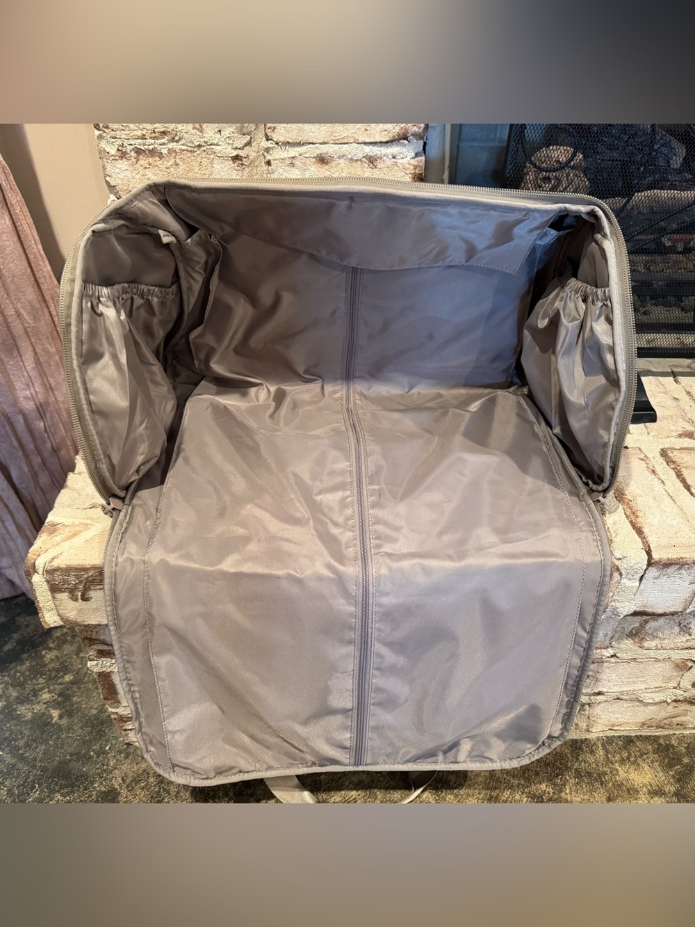 Halfday Convertible Garment Duffle Bag - Travel - Cream / Khaki - Picture 8 of 11